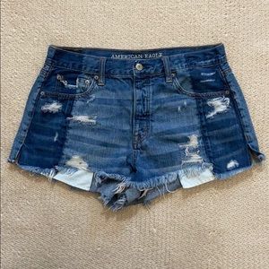 American Eagle Vintage Hi Rise Festival Shorts